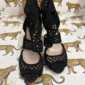 Authentic Miu Miu suede cage sandals - size 38